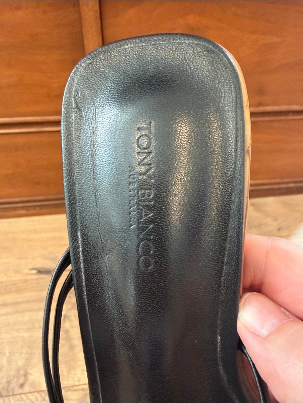 NWOT Tony Bianco Danni Black Strappy Square-Toe Women's Sandals - Picture 2 of 5